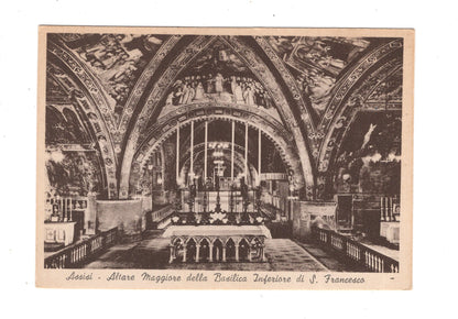 Ansichtskarte Assisi / Basilica Inferiore di S. Francesco / Italien / N1-56