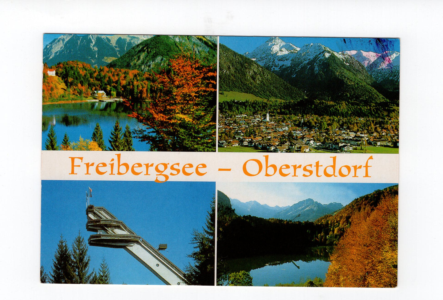 Ansichtskarte Oberstdorf im Allgäu / Freibergsee