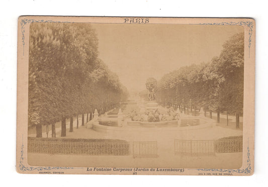 Fotografie Paris / La Fontaine Carpeaux / Frankreich  - um 1880 / CAB V-20
