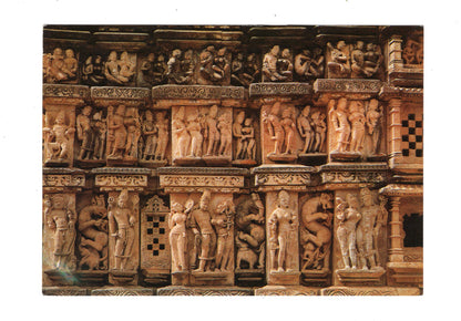 Ansichtskarte Khajuraho / Hindu temple / Indien