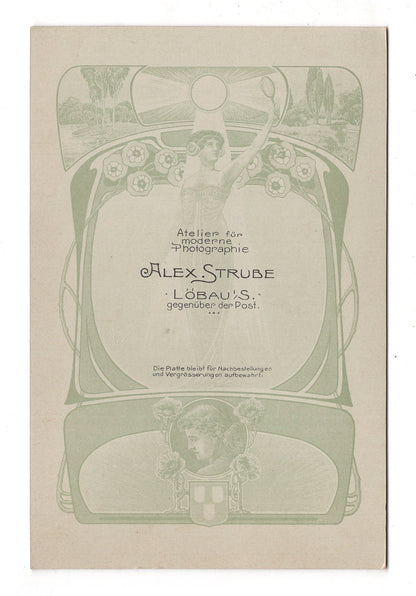 Fotografie Feines Paar - Löbau 1900er / CAB X-22