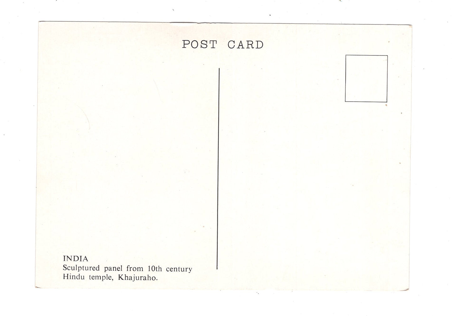 Ansichtskarte Khajuraho / Hindu temple / Indien