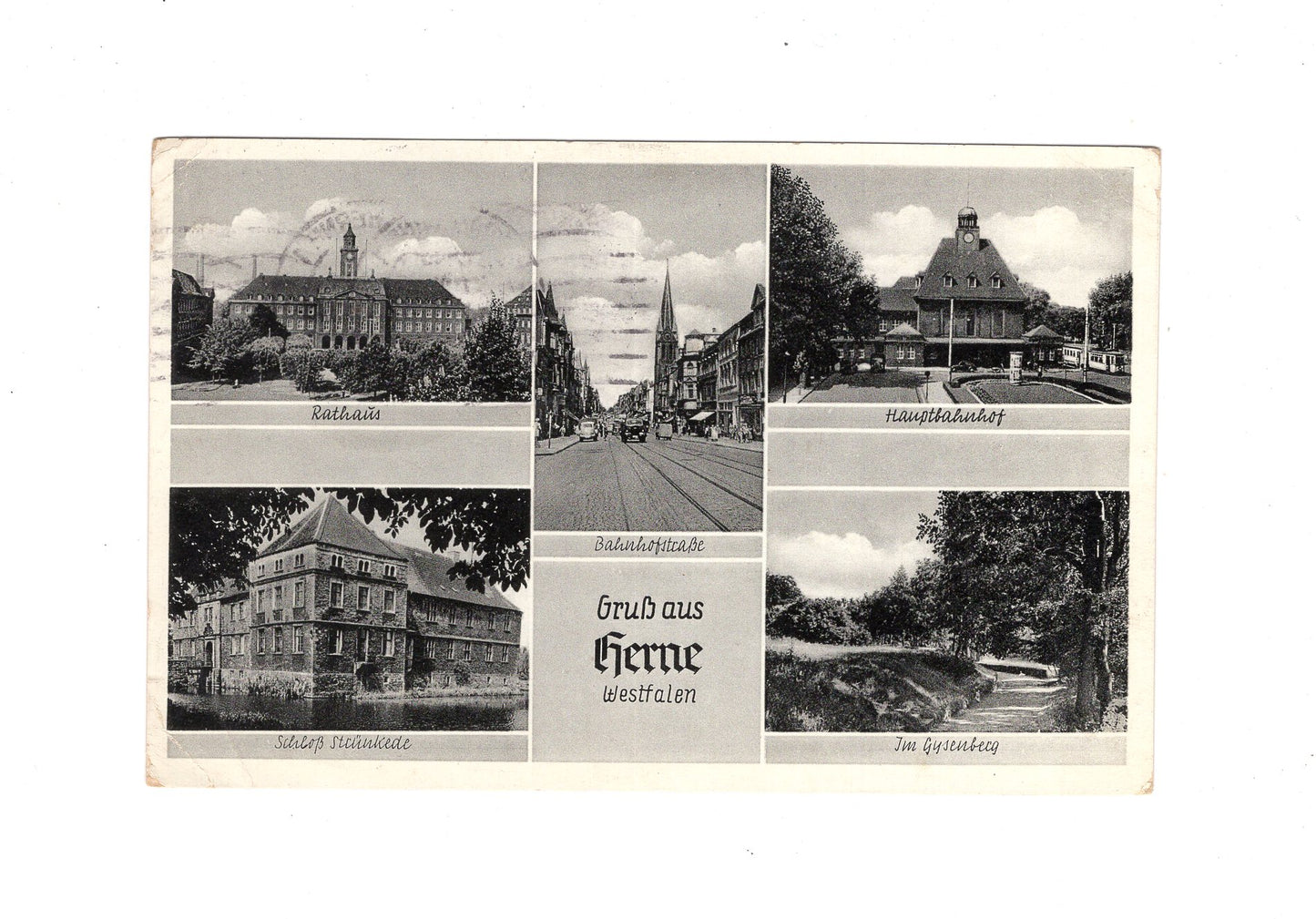 Ansichtskarte Herne / Westfalen