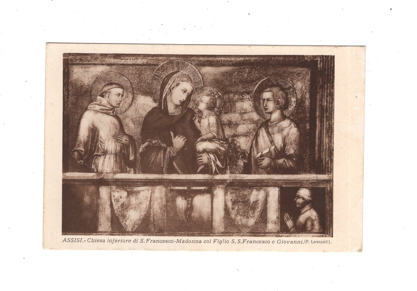 Ansichtskarte Assisi / Chiesa inferiore di S. Francesco / Italien / N1-56