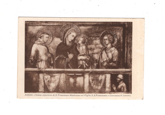 Ansichtskarte Assisi / Chiesa inferiore di S. Francesco / Italien / N1-56