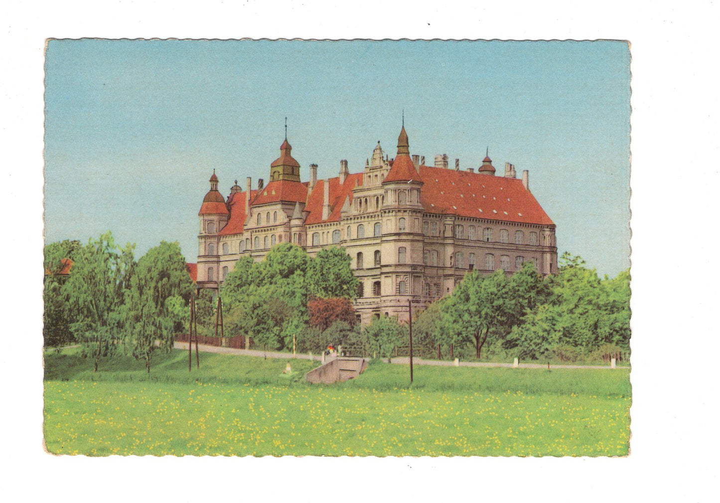 Ansichtskarte Güstrow / Mecklenburg / Schloss / H1-63
