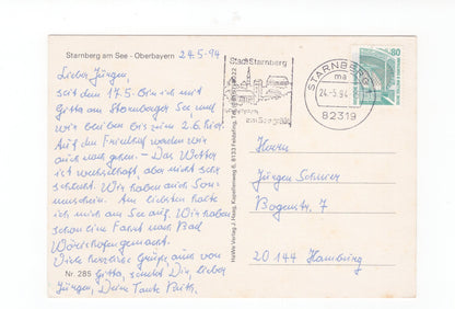 Ansichtskarte Starnberger See / Oberbayern