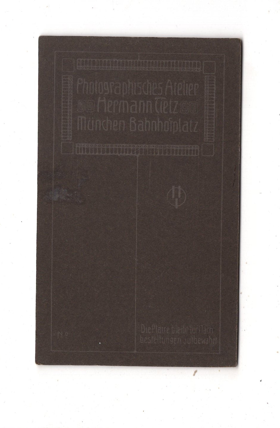 Fotografie Feine Dame - München 1900er / CDV L1-34