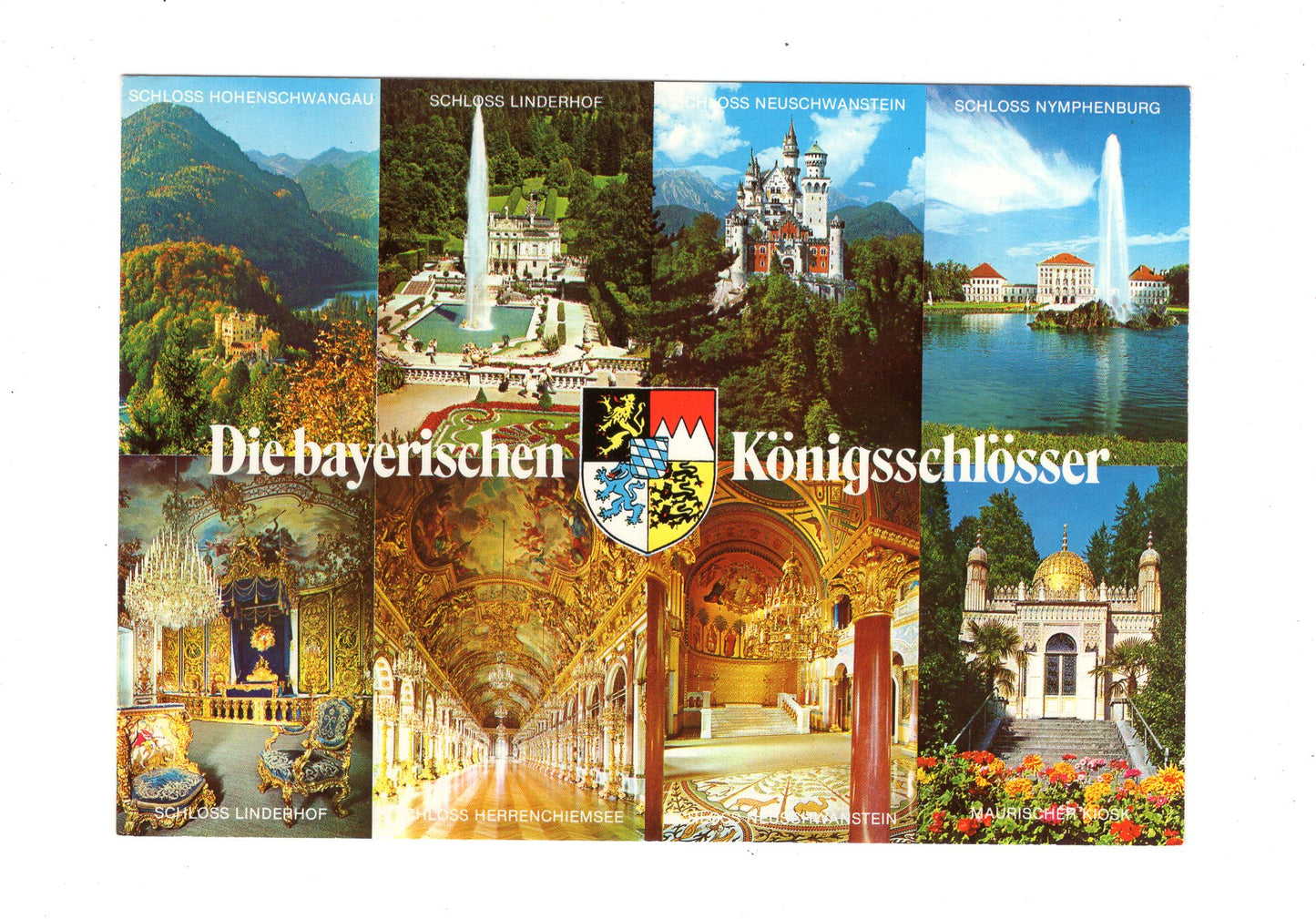 Ansichtskarte Die bayerischen Königsschlösser / Schloss Linderhof +++
