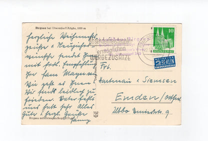 Ansichtskarte Birgsau bei Oberstdorf im Allgäu