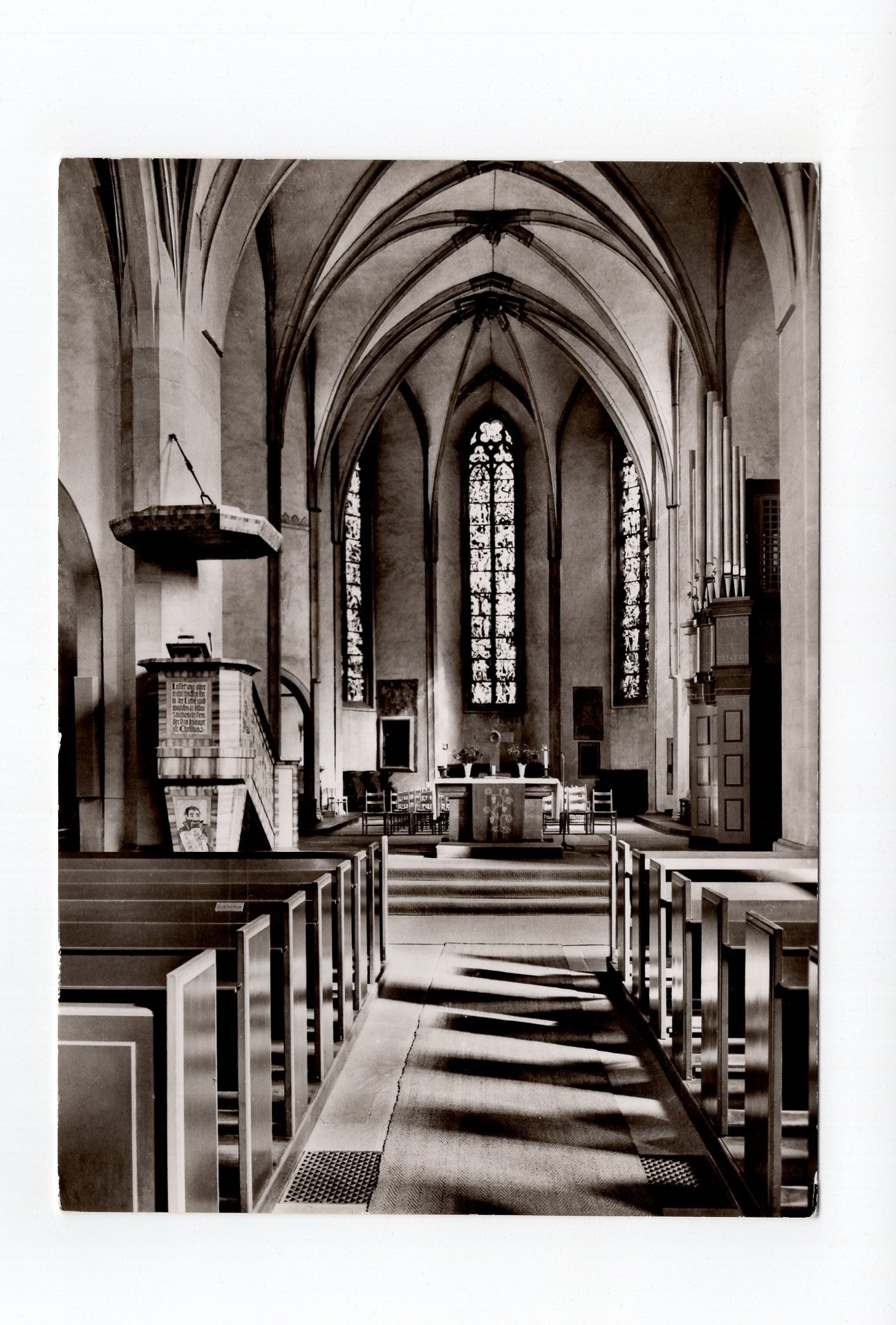 Ansichtskarte Bad Hersfeld / Inneres der Stadtkirche