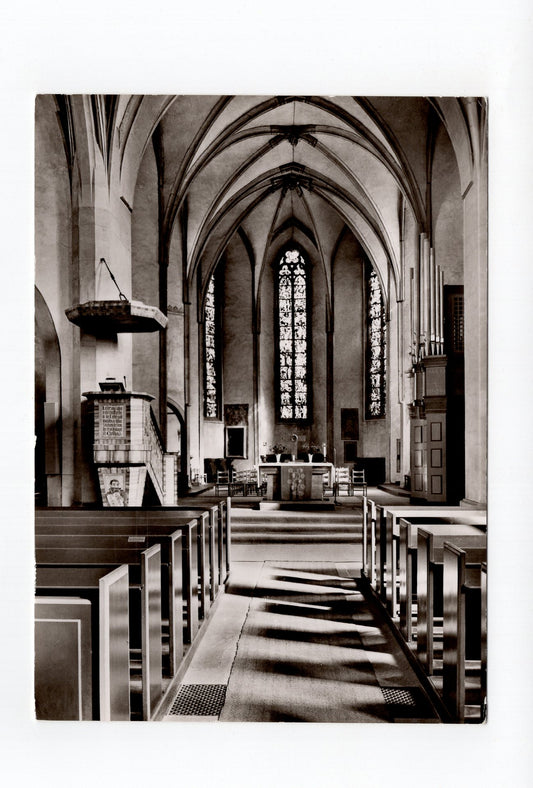 Ansichtskarte Bad Hersfeld / Inneres der Stadtkirche