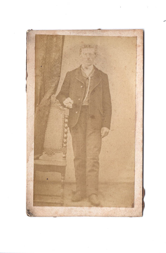 Fotografie Feiner Herr - unbekannter Ort 1870er