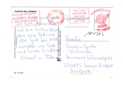 Ansichtskarte Lanzarote / Puerto del Carmen / Spanien