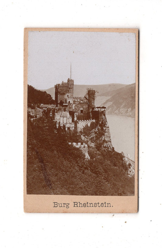 Fotografie Burg Rheinstein - 1890er