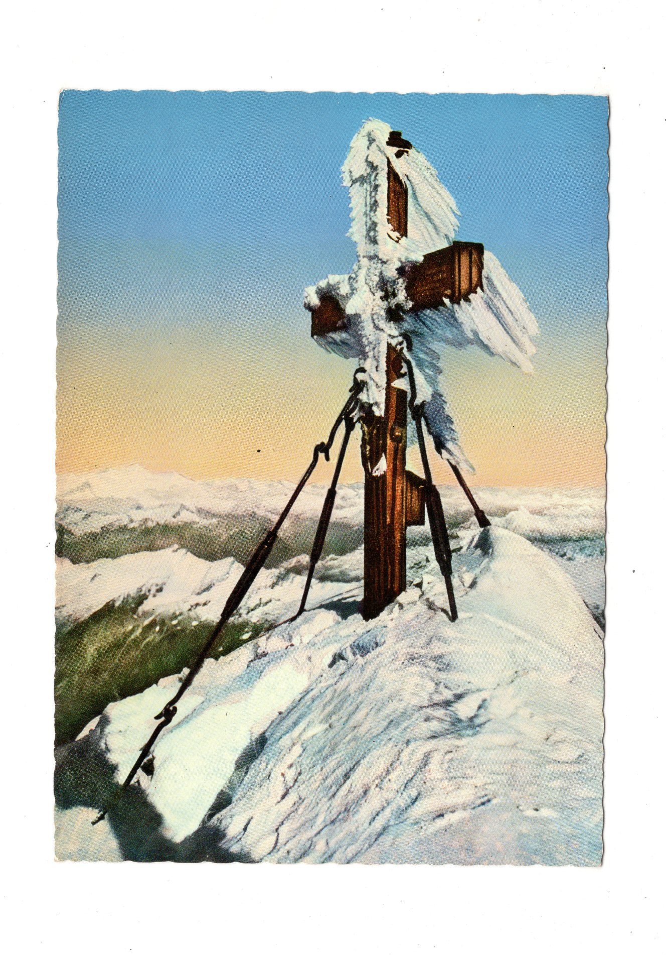 Ansichtskarte Gipfelkreuz am Großglockner / Österreich