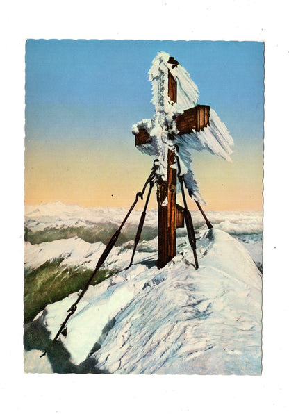 Ansichtskarte Gipfelkreuz am Großglockner / Österreich
