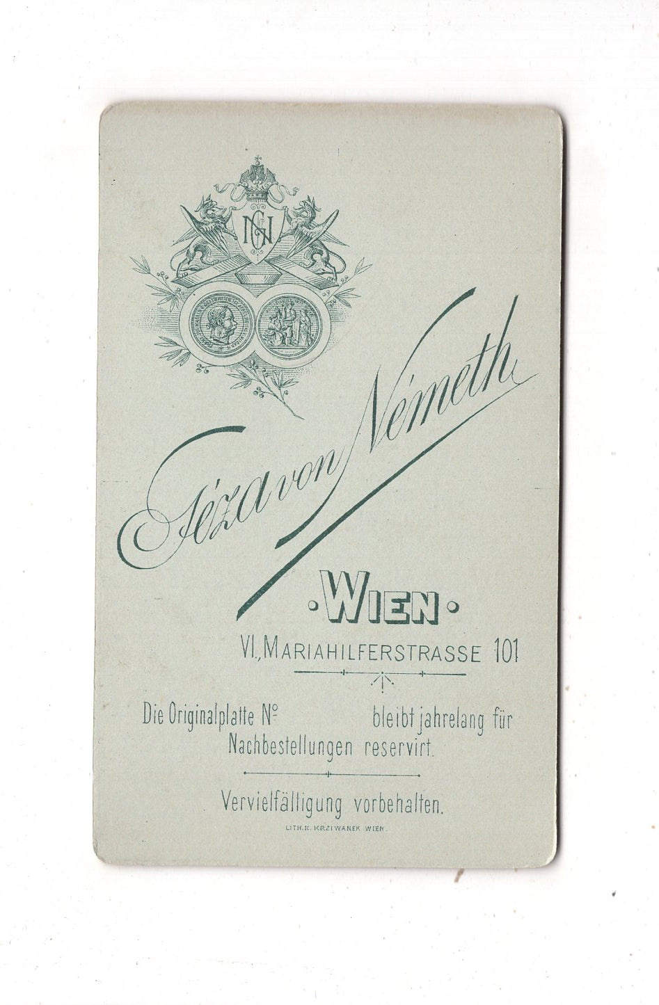 Fotografie Niedlicher kleiner Junge - Wien 1890er / CDV M1-16