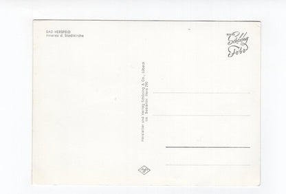 Ansichtskarte Bad Hersfeld / Inneres der Stadtkirche