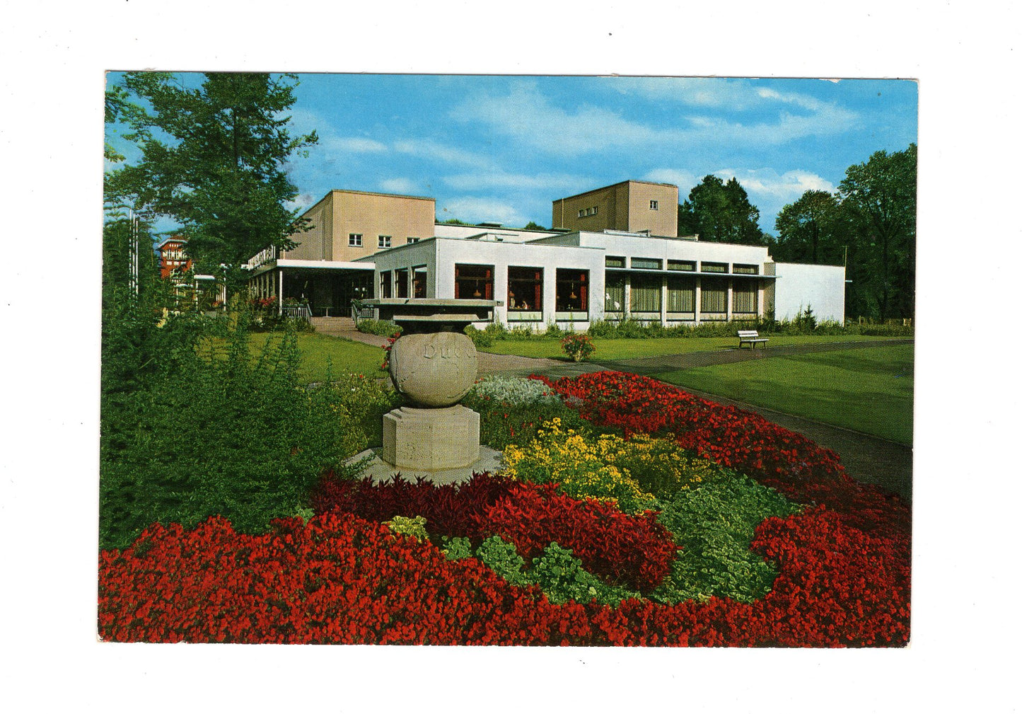 Ansichtskarte Bad Hersfeld / Stadthalle und Kurpark +++