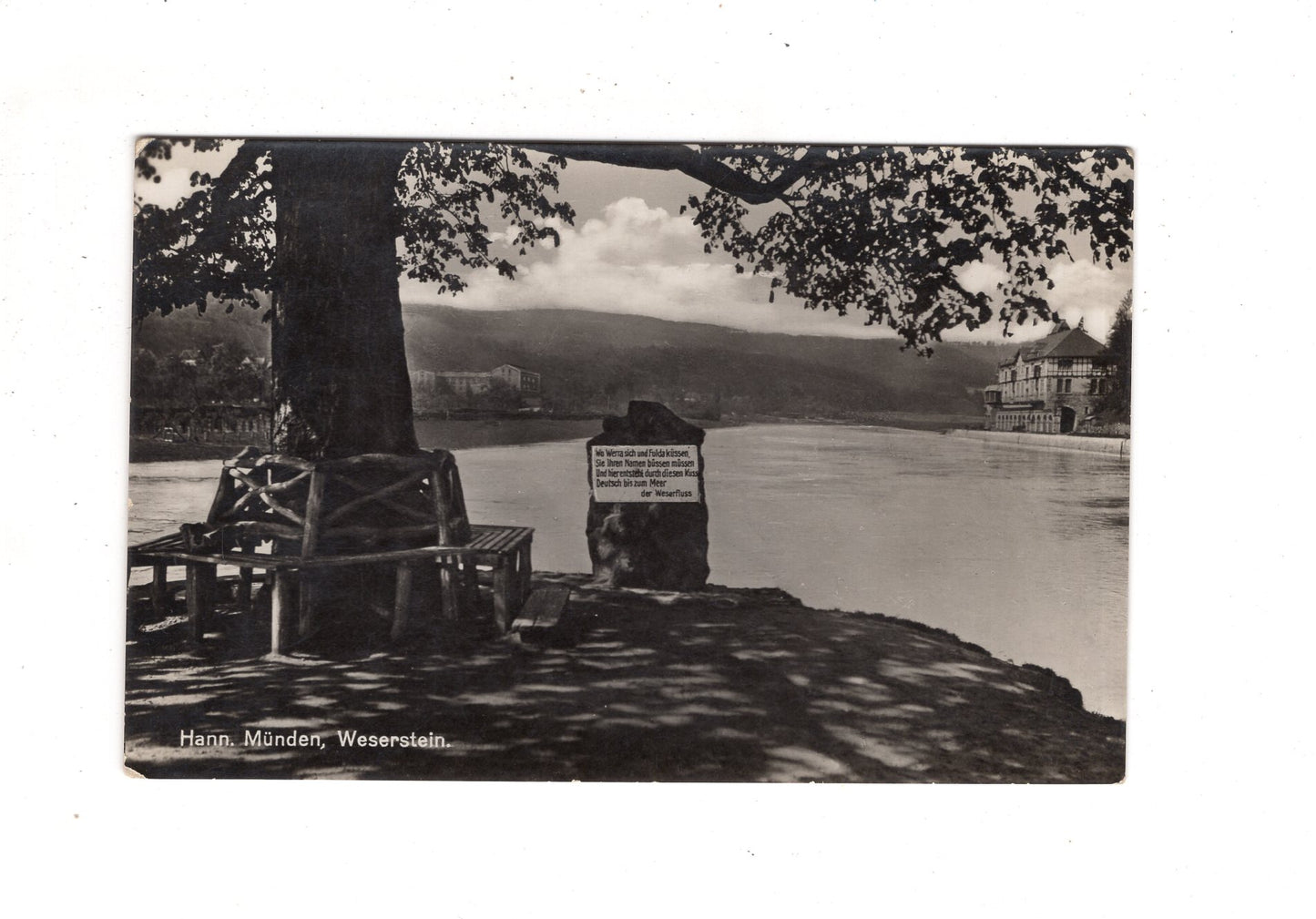 Ansichtskarte Hann. Münden / Weserstein / J1-58