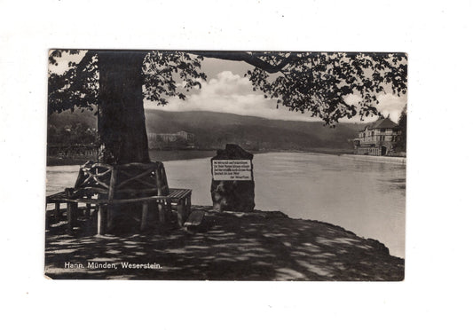 Ansichtskarte Hann. Münden / Weserstein / J1-58