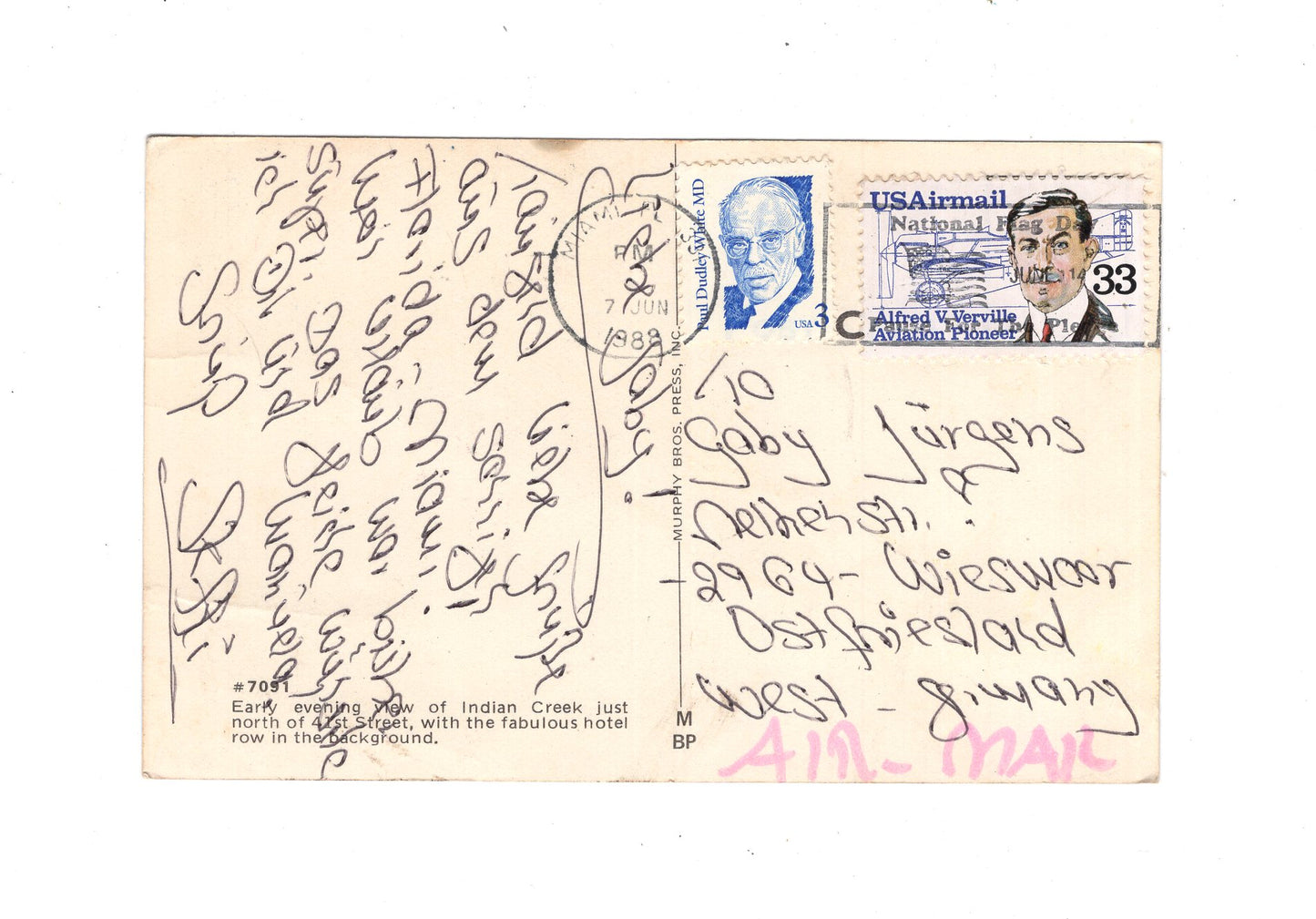 Ansichtskarte Indian Creek / Florida / USA