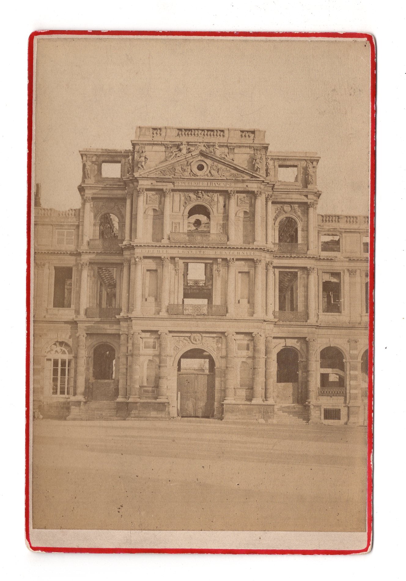 Fotografie Paris / Palais des Tuileries / Frankreich - um 1870 / CAB V-20