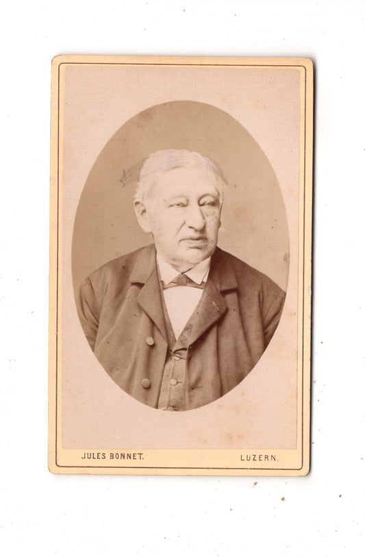 Fotografie Herrenportrait - Luzern um 1880