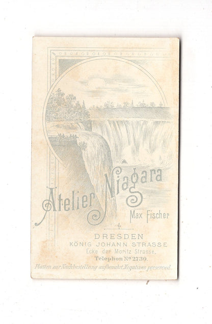 Fotografie Niedlicher kleiner Junge - Dresden 1890er / CDV M1-16