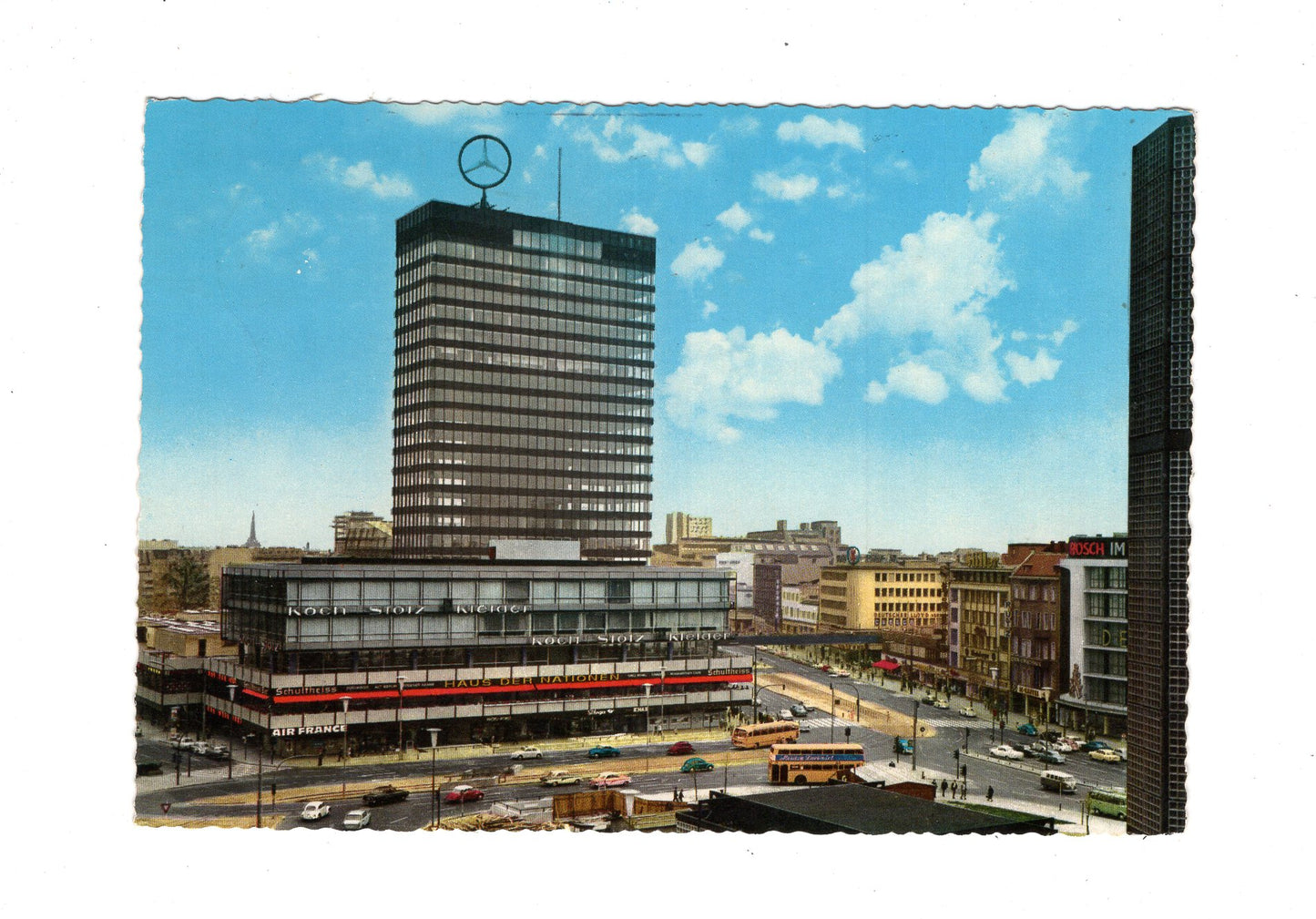 Ansichtskarte Berlin / Europa Center mit Haus der Nationen