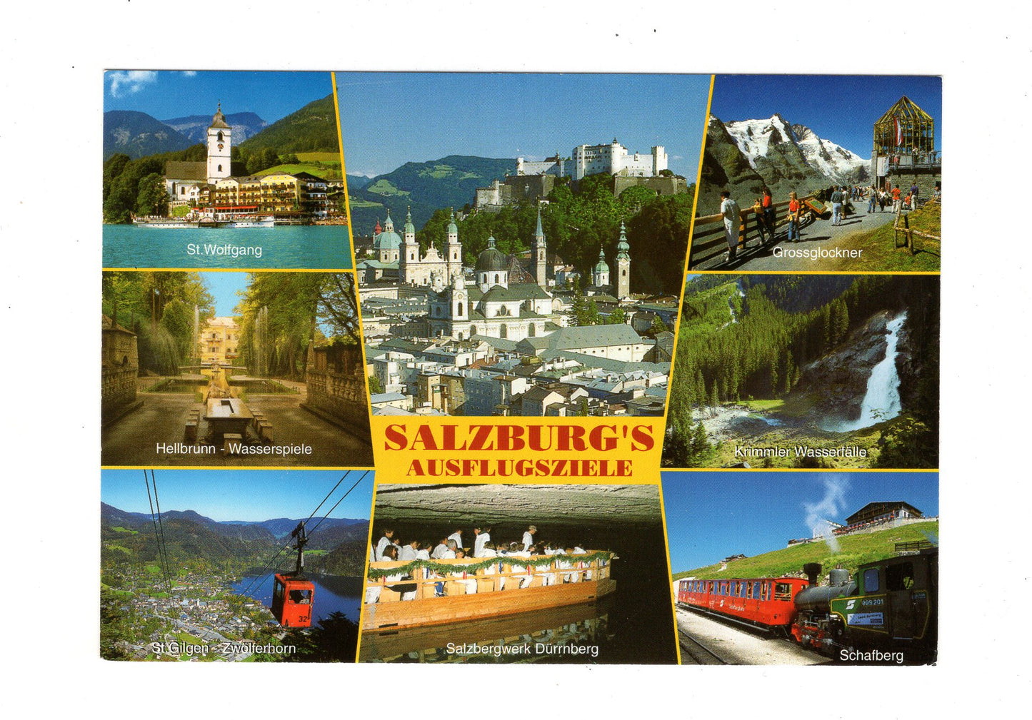 Ansichtskarte Salzburg / Salzburgs Ausflugsziele / Österreich