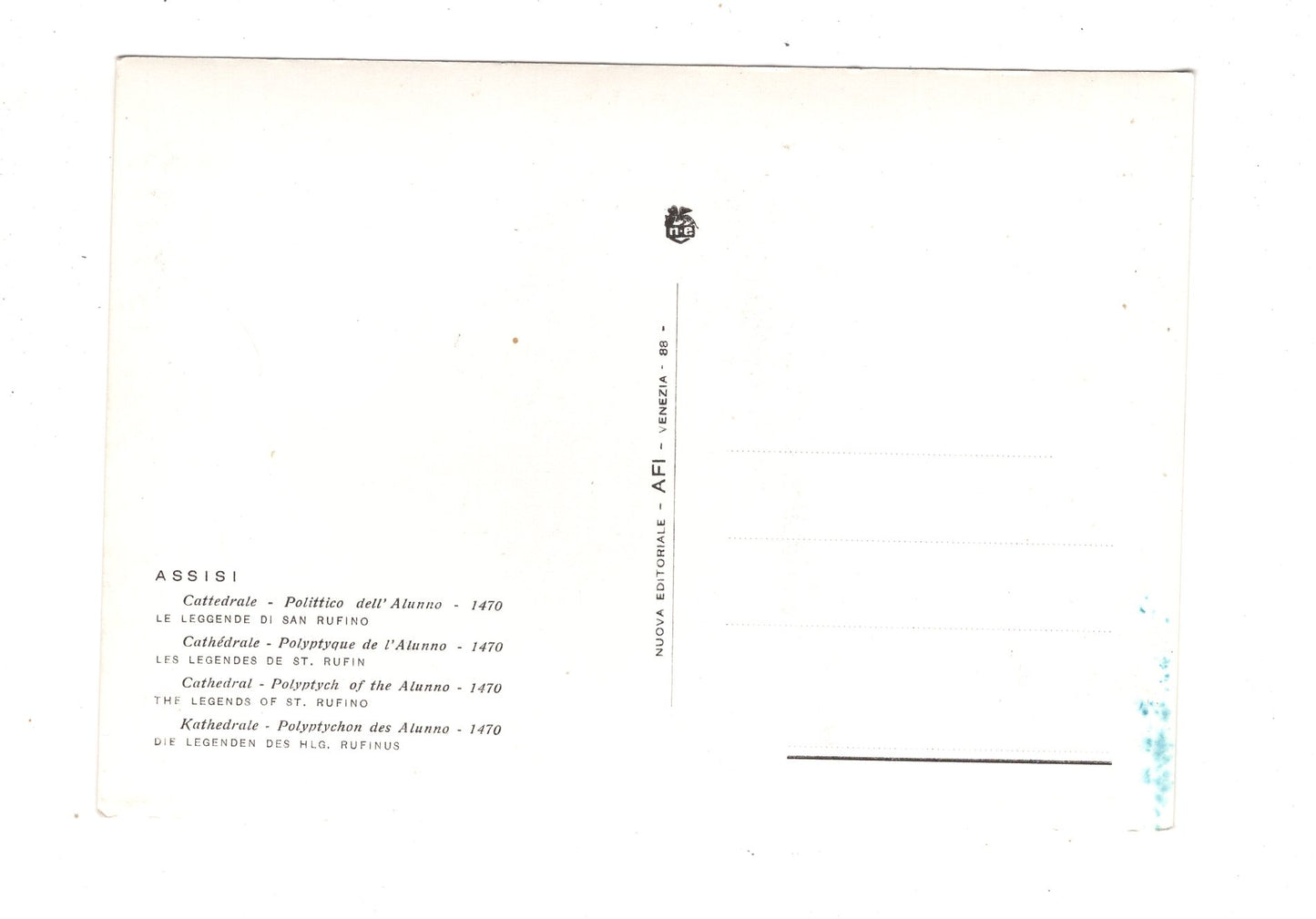 Ansichtskarte Assisi / Cattedrale / Italien / N1-56