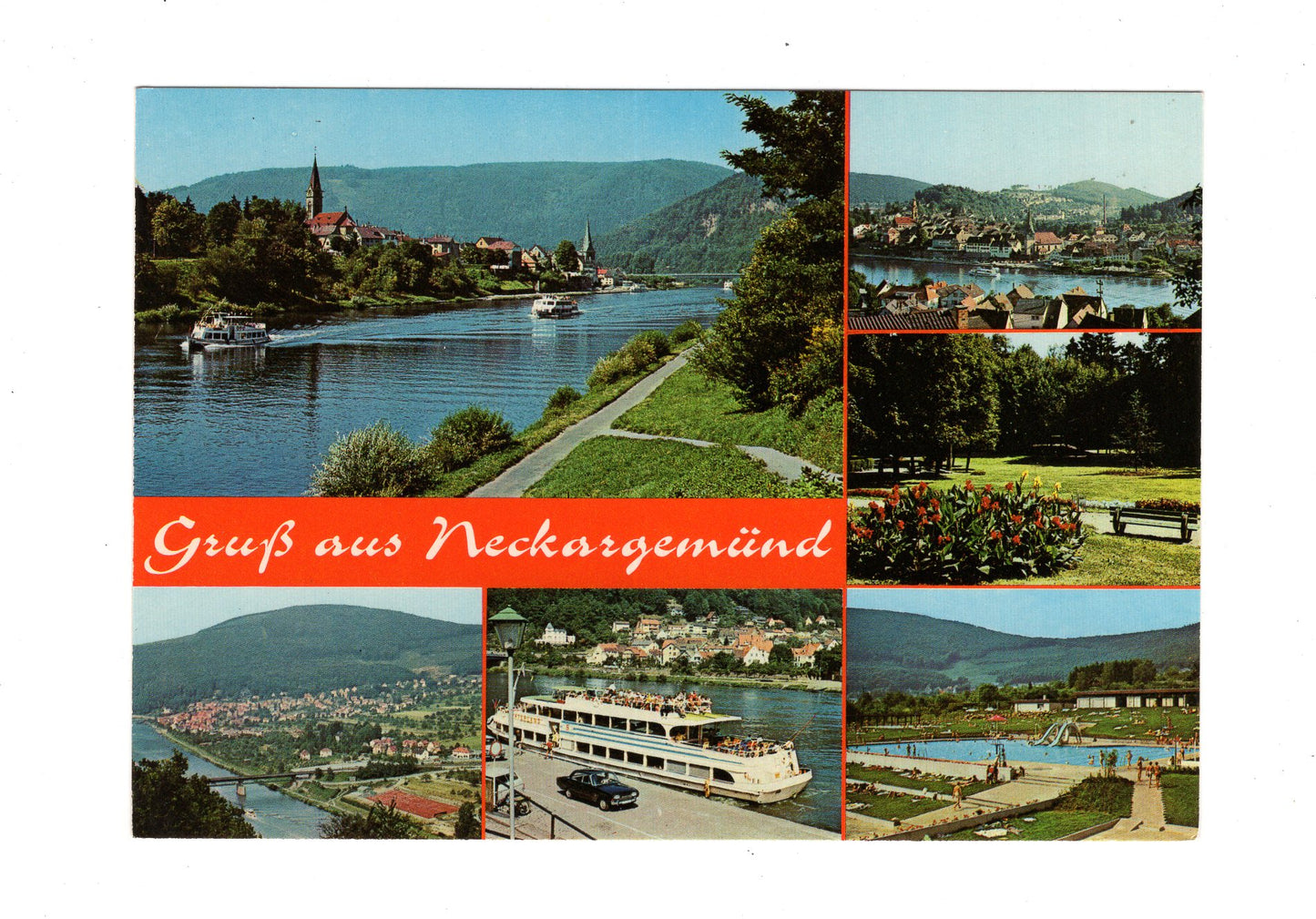 Ansichtskarte Neckargemünd im Neckartal