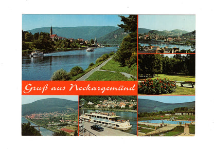 Ansichtskarte Neckargemünd im Neckartal