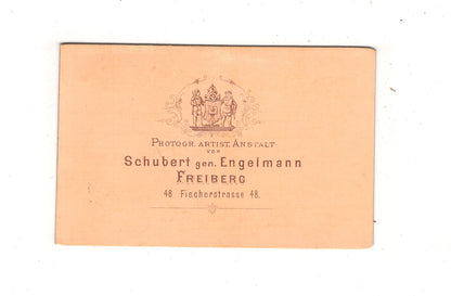 Fotografie Feine Dame - Freiberg 1870er / CDV L1-34