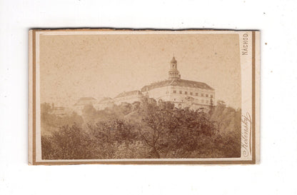 Fotografie Schloss Nachod in Tschechien - um 1880