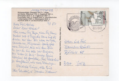 Ansichtskarte Oberstdorf im Allgäu