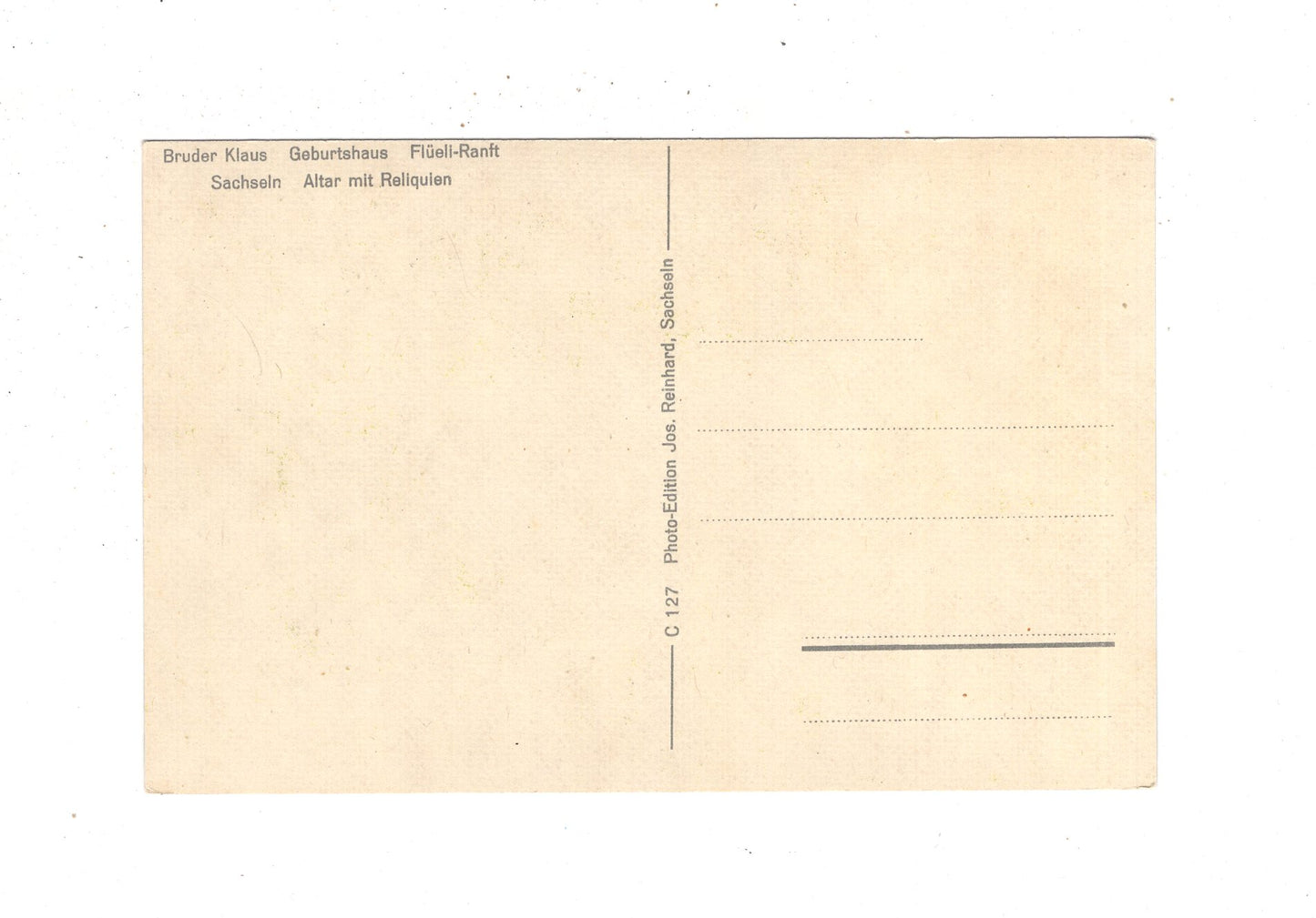 Ansichtskarte Sachseln / Flüeli-Ranft / Schweiz