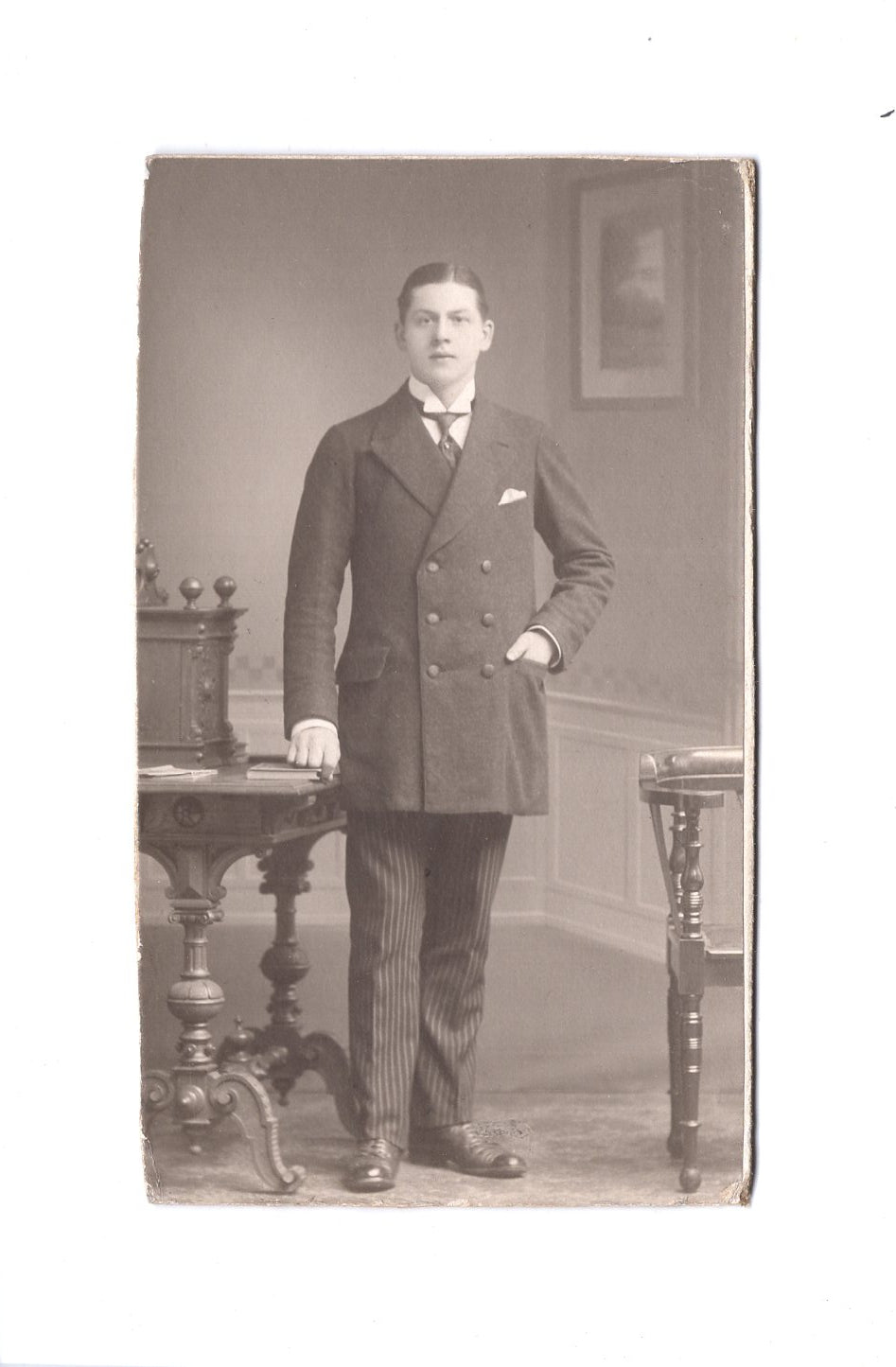 Fotografie Feiner Herr - unbekannter Ort 1900er