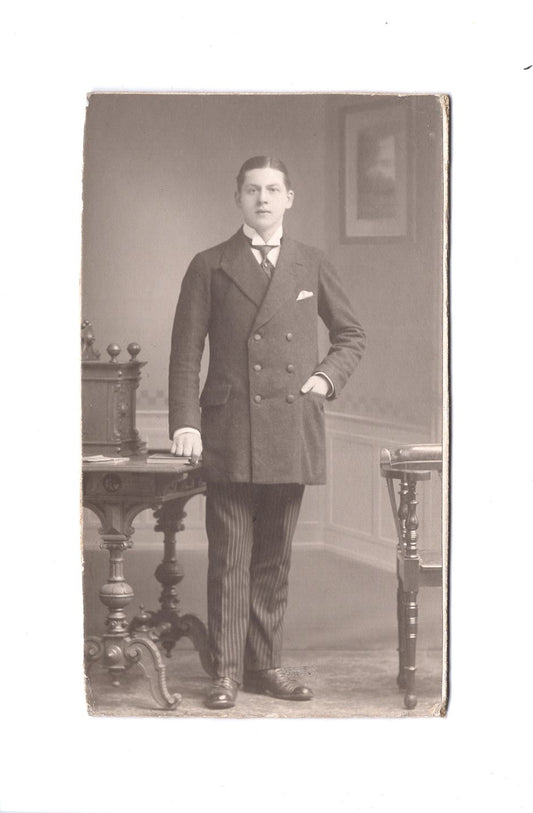 Fotografie Feiner Herr - unbekannter Ort 1900er