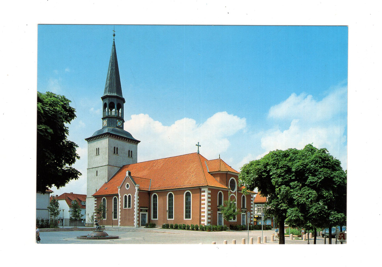 Ansichtskarte Burgdorf / Ev. Kirche