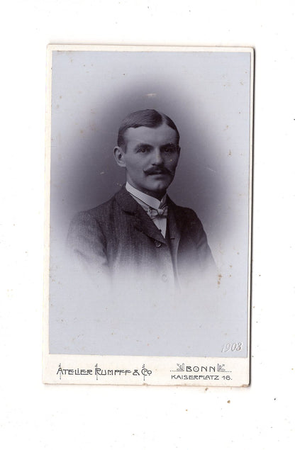 Fotografie Herrenportrait - Bonn 1903