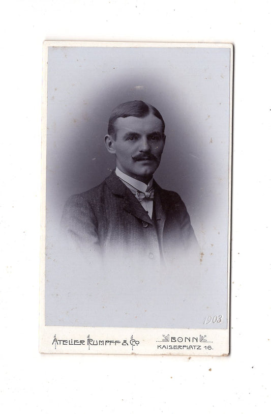 Fotografie Herrenportrait - Bonn 1903