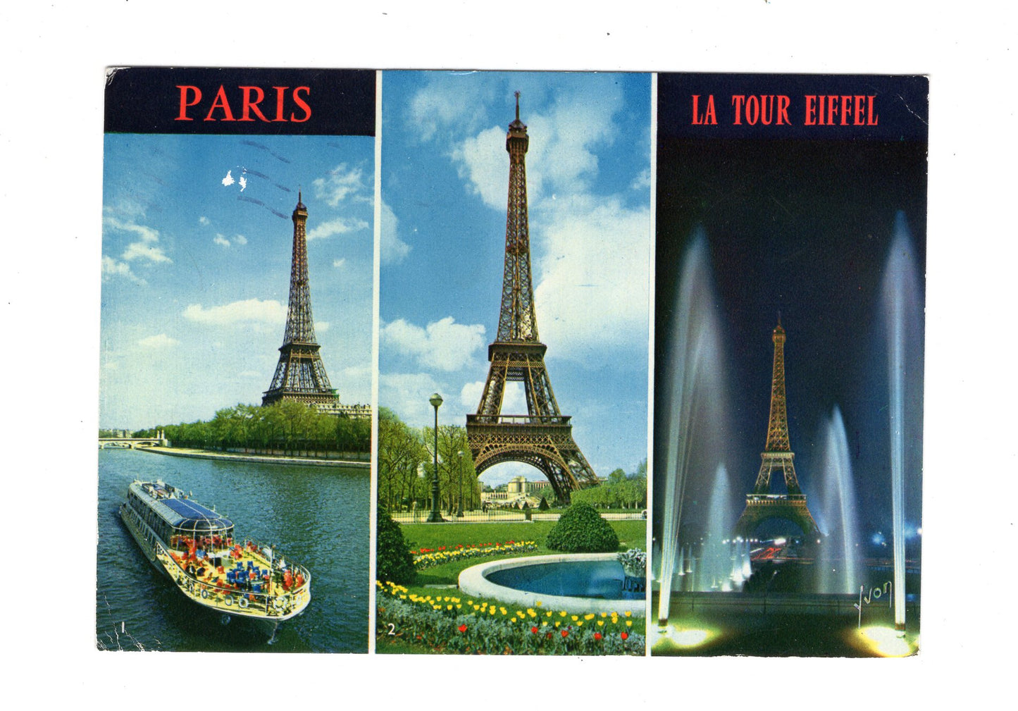 Ansichtskarte Paris / Eiffelturm / Frankreich