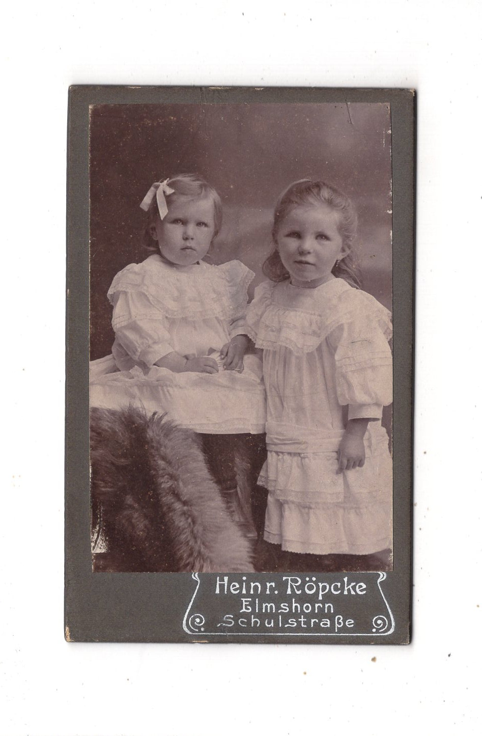Fotografie Niedliche kleine Mädchen - Elmshorn 1900er