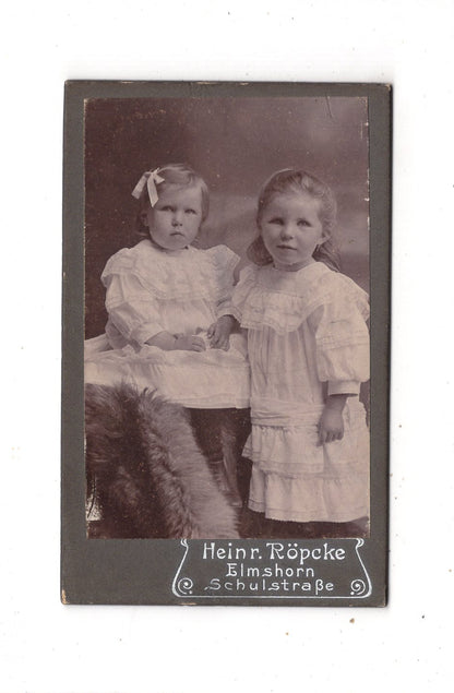 Fotografie Niedliche kleine Mädchen - Elmshorn 1900er