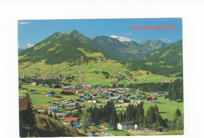 Ansichtskarte Schwarzwassertal / Kleinwalsertal / Österreich