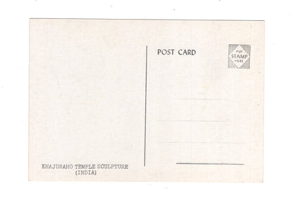 Ansichtskarte Khajuraho Temple Sculpture / Indien