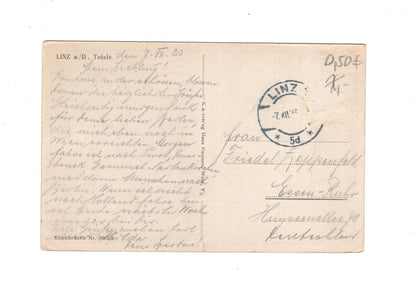 Ansichtskarte / Künstlerkarte Linz an der Donau / Österreich - 1923